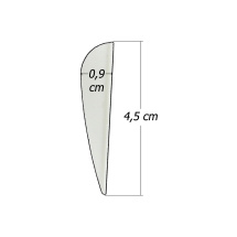 6-er Pack Hawk TPU Streamline Vanes 1,75" Sonnengelb