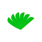 6-er Pack Hawk TPU Streamline Vanes 1,75" Grün
