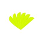 6-er Pack Hawk TPU Streamline Vanes 1,75" Neon-Grün