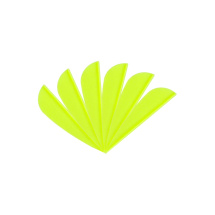 6-er Pack Hawk TPU Streamline Vanes 1,75" Neon-Gelb
