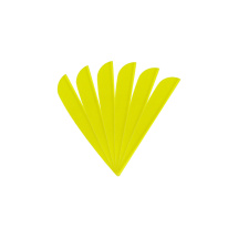 6-er Pack Hawk TPU Streamline Vanes 2,5" Gelb