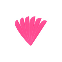 6-er Pack Hawk TPU Streamline Vanes 2,5" Neon-Pink