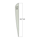 6-er Pack Hawk TPU Streamline Vanes 5" Dunkelrosa