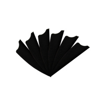 6-er Pack Hawk D2 TPU Shield Vanes 1,75" Schwarz