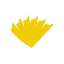 6-er Pack Hawk D2 TPU Shield Vanes 1,75" Sonnengelb