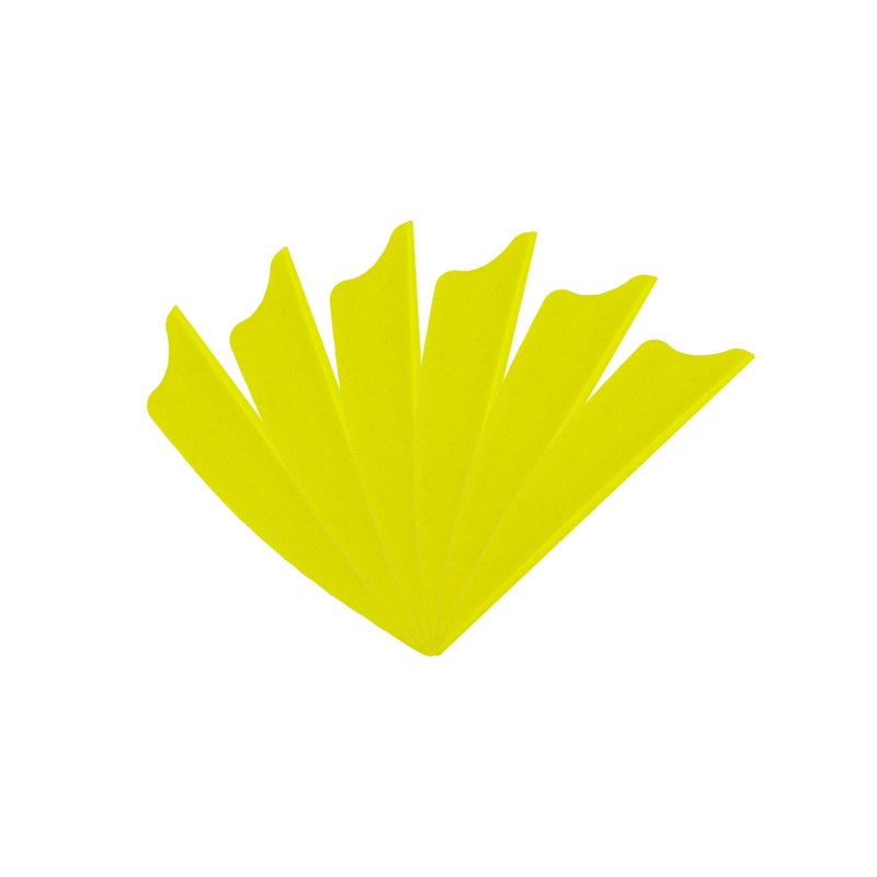 6-er Pack Hawk D2 TPU Shield Vanes 1,75" Gelb