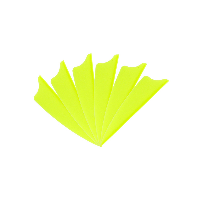 6-er Pack Hawk D2 TPU Shield Vanes 1,75" Neon-Grün