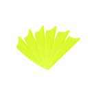 6-er Pack Hawk D2 TPU Shield Vanes 1,75" Neon-Grün