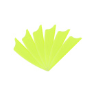 6-er Pack Hawk D2 TPU Shield Vanes 1,75" Neon-Gelb