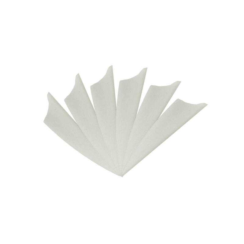 6-er Pack Hawk D2 TPU Shield Vanes 1,75" Hellgrau