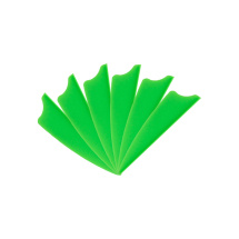 6-er Pack Hawk D2 TPU Shield Vanes 2" Grün