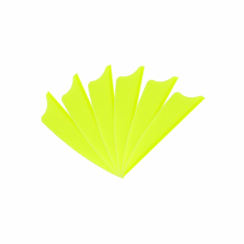6-er Pack Hawk D2 TPU Shield Vanes 2" Neon-Grün