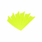 6-er Pack Hawk D2 TPU Shield Vanes 2" Neon-Grün