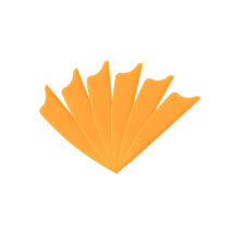 6-er Pack Hawk D2 TPU Shield Vanes 2" Hell-Orange