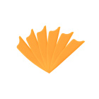 6-er Pack Hawk D2 TPU Shield Vanes 2" Hell-Orange