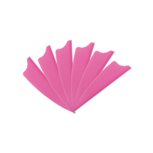 6-er Pack Hawk D2 TPU Shield Vanes 2" Dunkelrosa