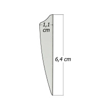 6-er Pack Hawk D2 TPU Shield Vanes 2,5" Weiß