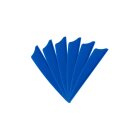 6-er Pack Hawk D2 TPU Shield Vanes 2,5" Blau