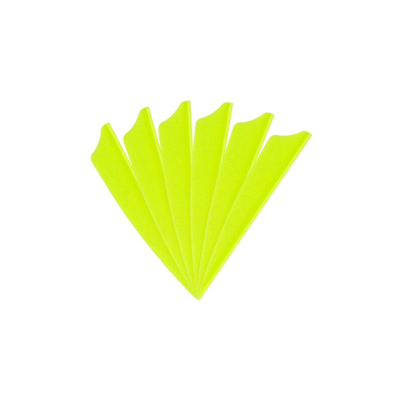 6-er Pack Hawk D2 TPU Shield Vanes 2,5" Gelb