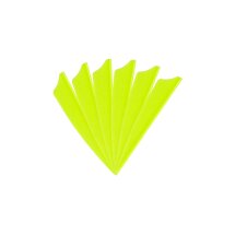 6-er Pack Hawk D2 TPU Shield Vanes 2,5" Gelb