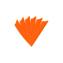 6-er Pack Hawk D2 TPU Shield Vanes 2,5" Neon-Orange