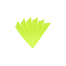 6-er Pack Hawk D2 TPU Shield Vanes 2,5" Neon-Grün