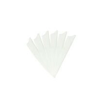 6-er Pack Hawk D2 TPU Shield Vanes 3" Weiß