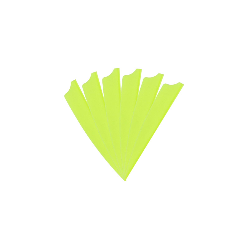 6-er Pack Hawk D2 TPU Shield Vanes 3" Neon-Grün