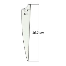 6-er Pack Hawk D2 TPU Shield Vanes 4" Weiß