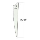 6-er Pack Hawk D2 TPU Shield Vanes 4" Weiß