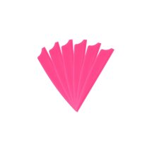 6-er Pack Hawk D2 TPU Shield Vanes 4" Neon-Pink