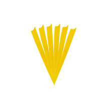 6-er Pack Hawk D2 TPU Shield Vanes 5" Sonnengelb