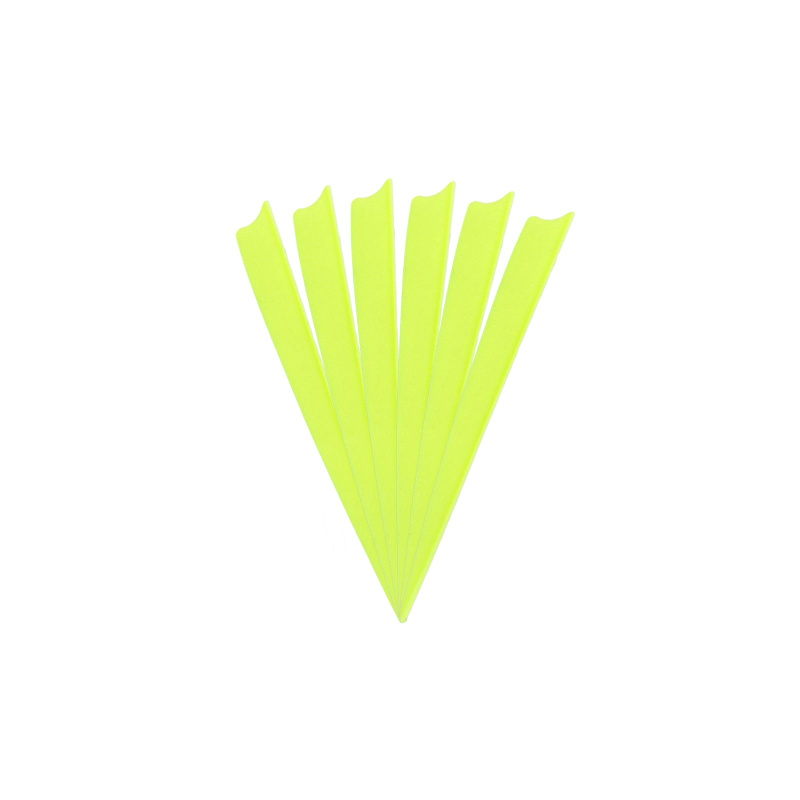6-er Pack Hawk D2 TPU Shield Vanes 5" Neon-Grün