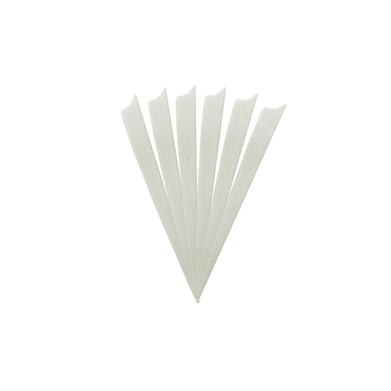 6-er Pack Hawk D2 TPU Shield Vanes 5" Hellgrau