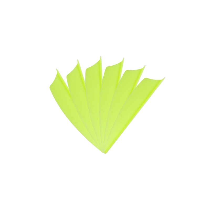 6-er Pack Hawk TPU Shield Vanes 1,75" Neon-Grün
