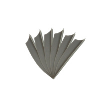 6-er Pack Hawk TPU Shield Vanes 1,75" Dunkelgrau