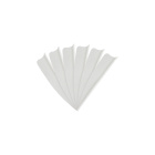 6-er Pack Hawk TPU Shield Vanes 2" Weiß