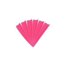 6-er Pack Hawk TPU Shield Vanes 2" Neon-Pink
