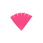 6-er Pack Hawk TPU Shield Vanes 2" Neon-Pink
