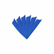 6-er Pack Hawk TPU Shield Vanes 2,5" Blau