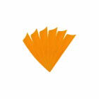 6-er Pack Hawk TPU Shield Vanes 2,5" Orange