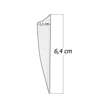 6-er Pack Hawk TPU Shield Vanes 2,5" Hellgrau