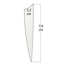 6-er Pack Hawk TPU Shield Vanes 3" Sonnengelb