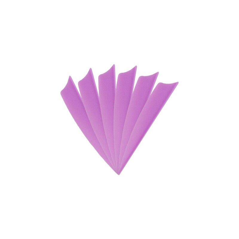 6-er Pack Hawk TPU Shield Vanes 3" Lila