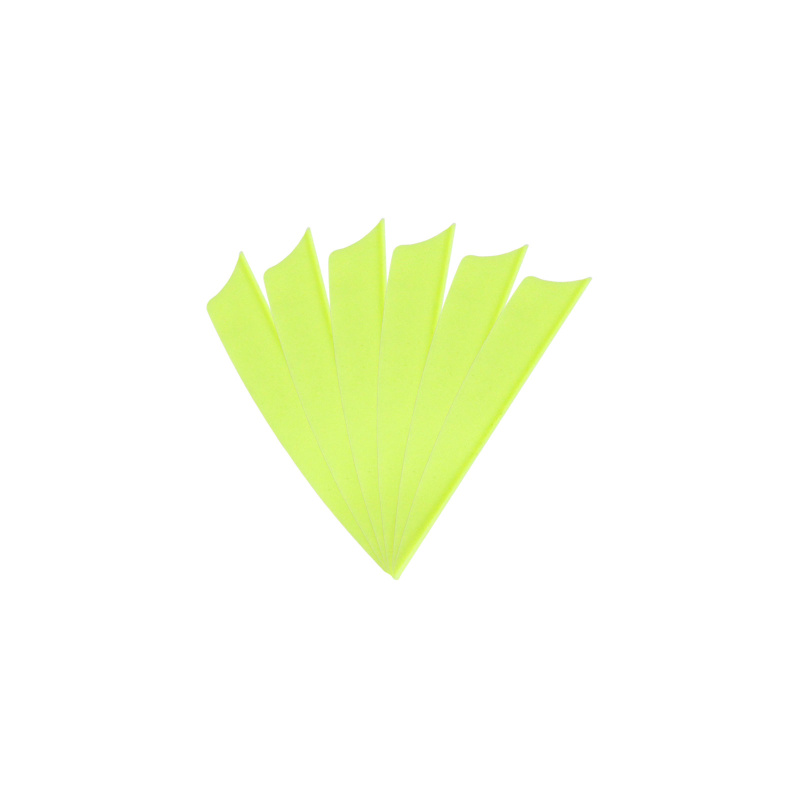 6-er Pack Hawk TPU Shield Vanes 3" Neon-Grün