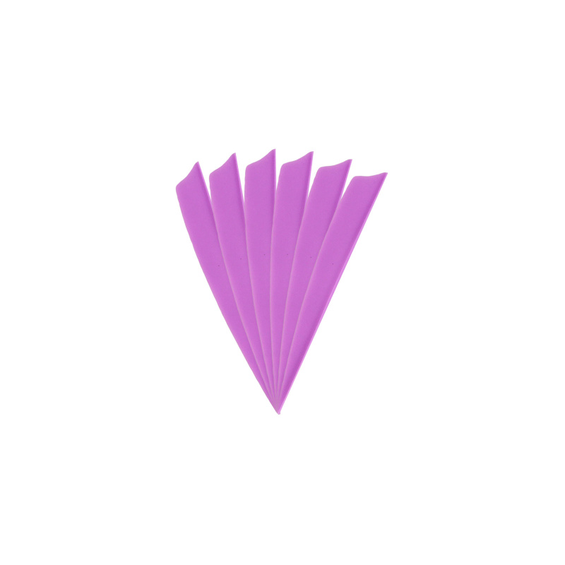 6-er Pack Hawk TPU Shield Vanes 4" Lila