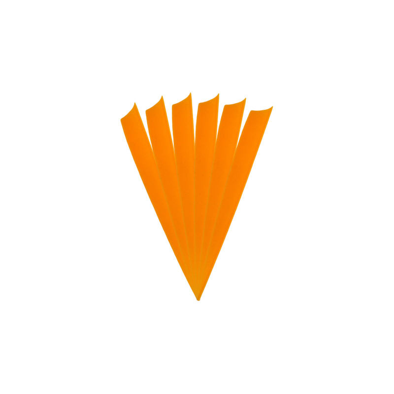 6-er Pack Hawk TPU Shield Vanes 5" Orange