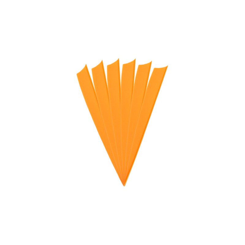 6-er Pack Hawk TPU Shield Vanes 5" Hell-Orange