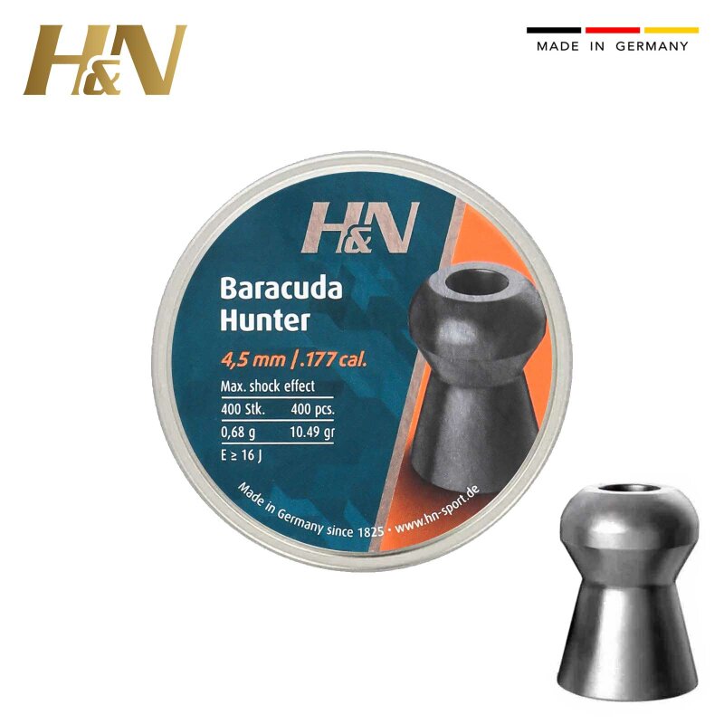 H&N Baracuda Hunter 4,5 mm 0,68 Gramm