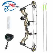 SET: Man Kung Compoundbogen Basilisk GOD Camo 25-31"/40-70 lbs RH